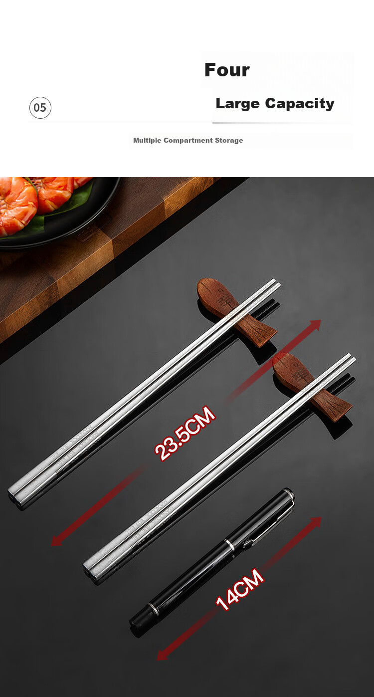 Палочки для еды Maxcook 316L из нержавеющей стали, 10 пар, цветные, для семейного использования, набор креативной посуды MCK3802