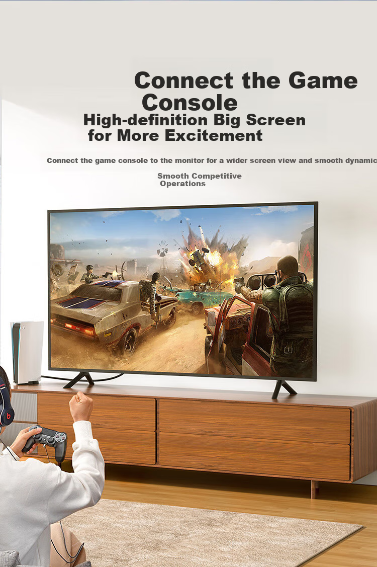 Кабель CHOSEAL DH500 HDMI 2.0, 8 метров, черный