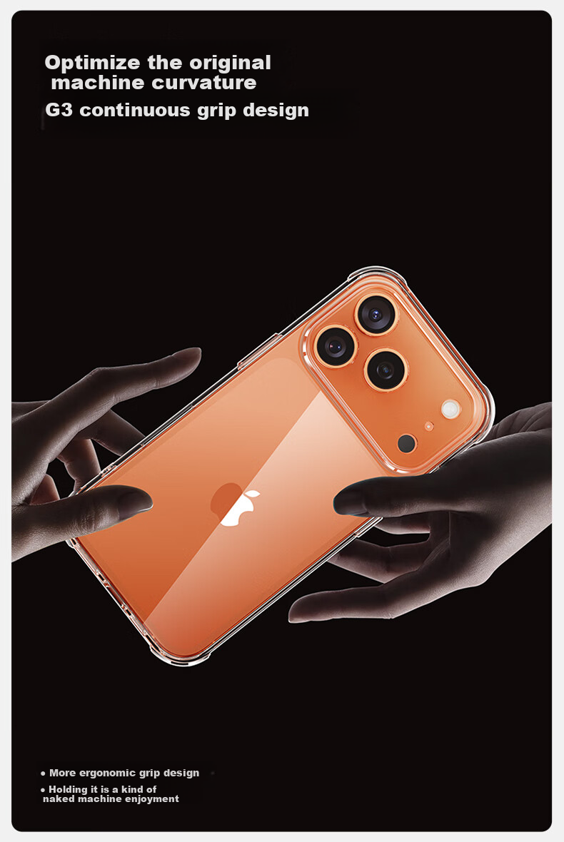 Чехол для Apple iPhone 17 Pro Max Shanmo, противоударный, с защитой от пожелтения, ультратонкий, прозрачный, унисекс