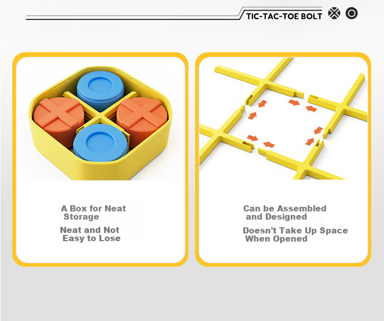 Интеллектуальная развивающая игрушка GiiKER Super Tic-Tac-Toe, электронная игра для детей, подарок на Новый год, три в ряд