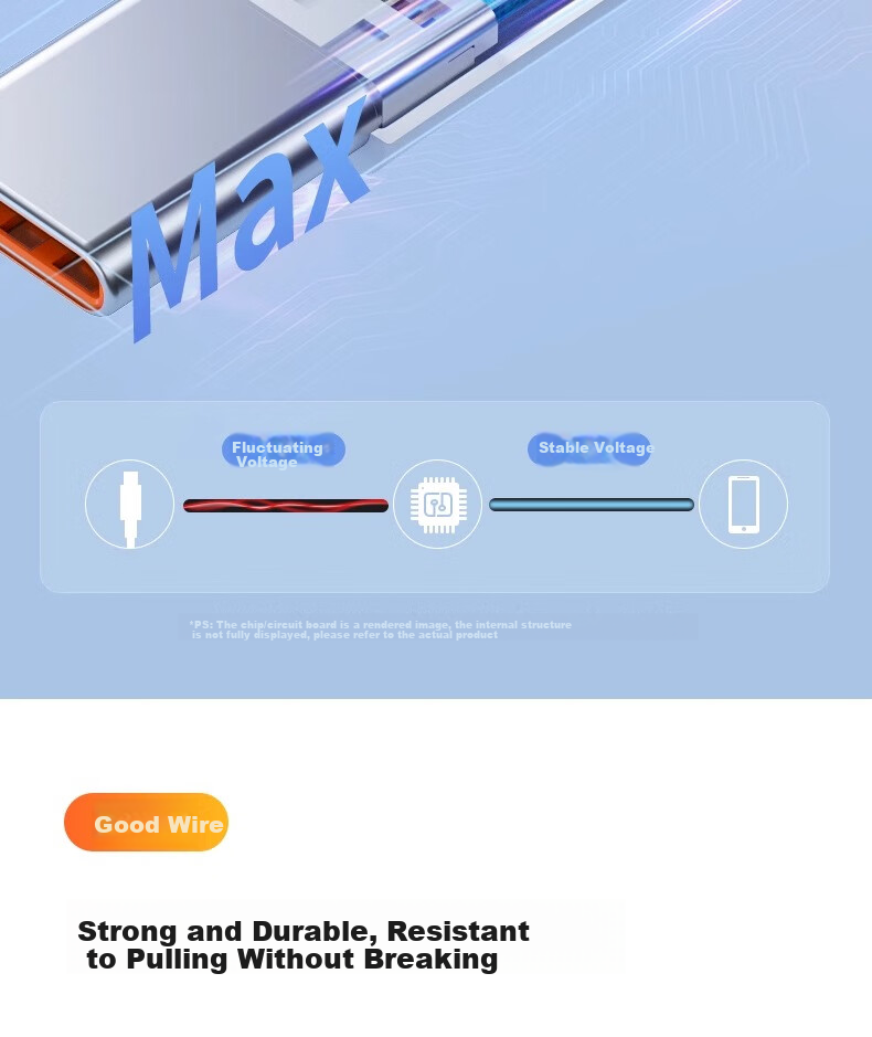 Кабель Nengshi Type-C, 6A, 1м, белый, для быстрой зарядки Xiaomi, Redmi, Black Shark