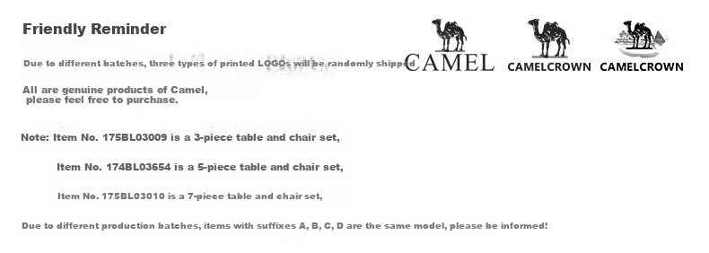 Набор складной мебели CAMEL для кемпинга, уличный, комплект из стола и стульев, 3 предмета, цвет "Яйцевидный желтый/бежевый"