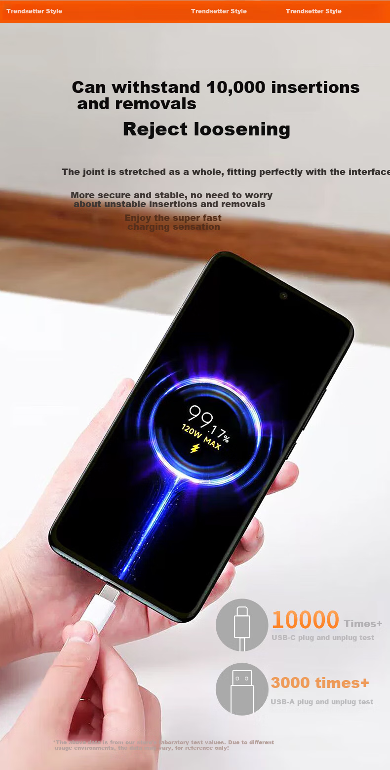 Кабель для зарядки USB Type-C