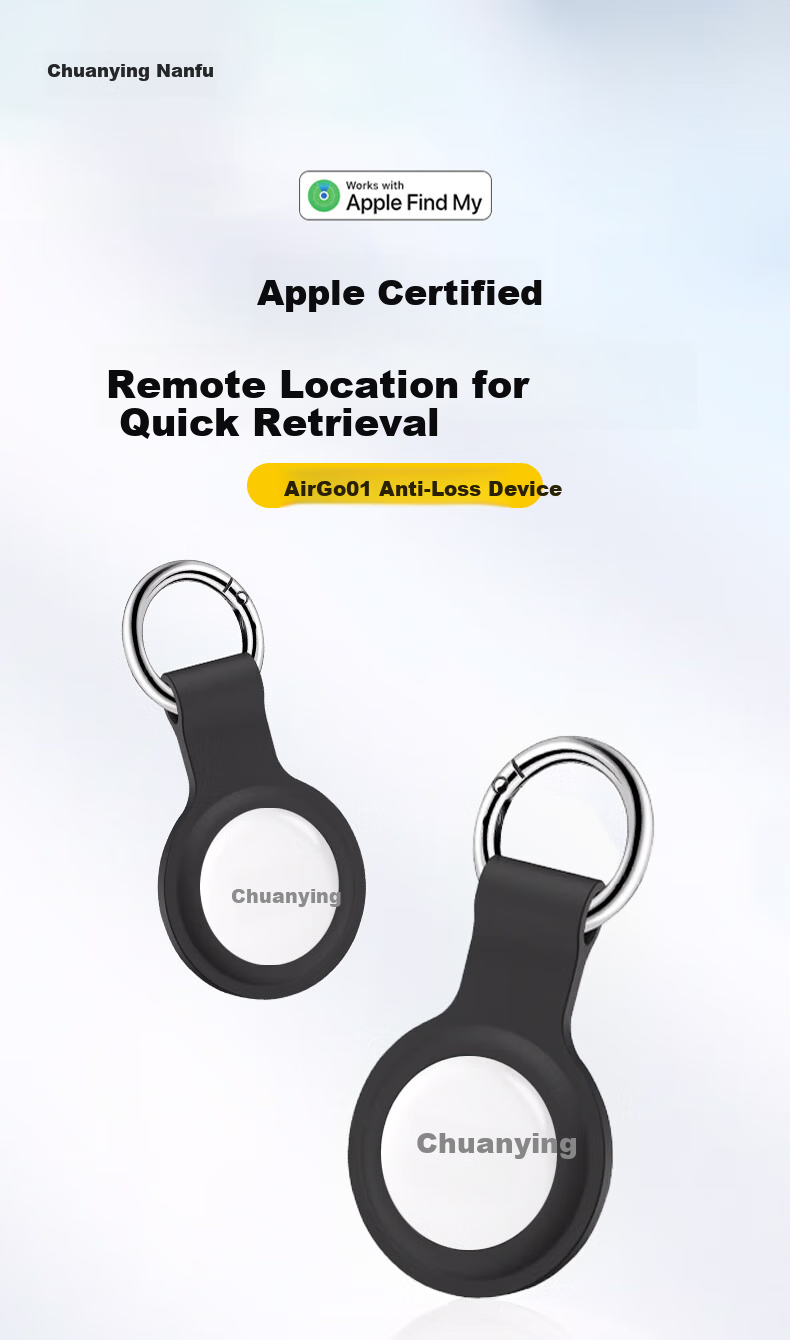 Bluetooth-трекер Chuanying для поиска вещей, анти-потеря, точный локатор, совместим с Apple устройствами, для ключей, багажа, домашних животных, детей, пожилых людей