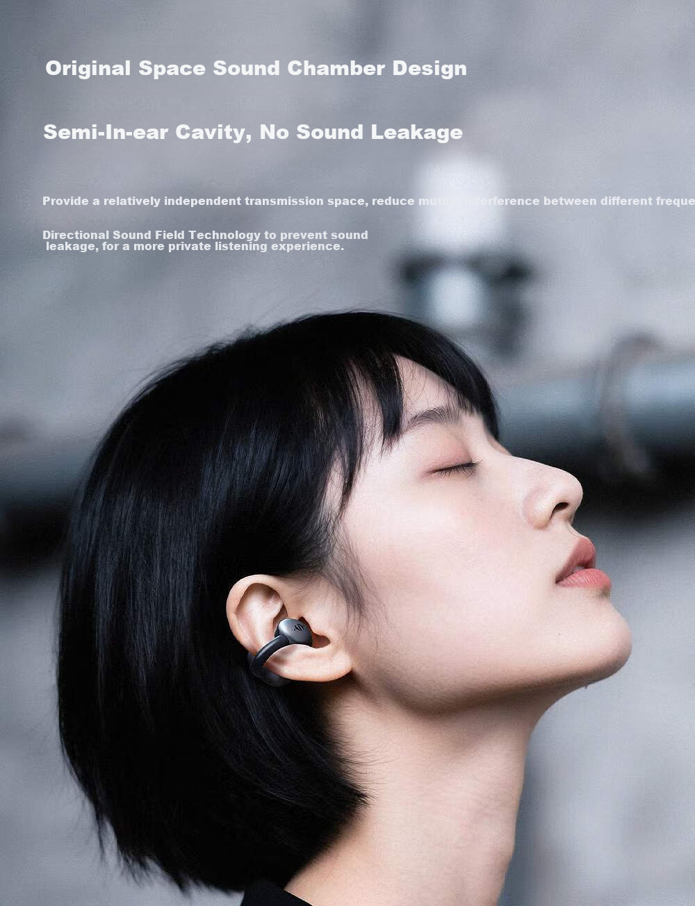 Беспроводные наушники Blackshark Fengming Ear Clip, Bluetooth 5.4, с шумоподавлением, спортивные, для бега, для Huawei, Xiaomi, Apple iPhone 17, серебристые