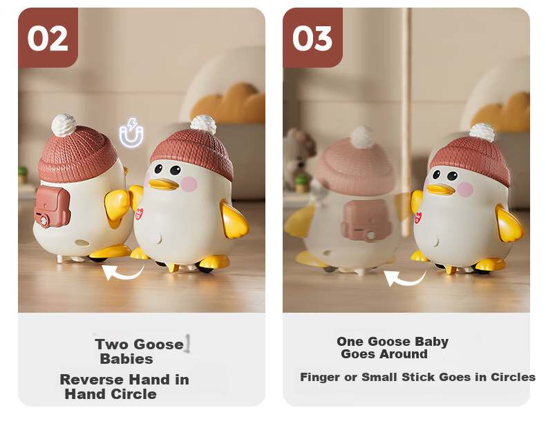 Подарочный набор HUILE TOYS "Гусенок", развивающие игрушки для малышей