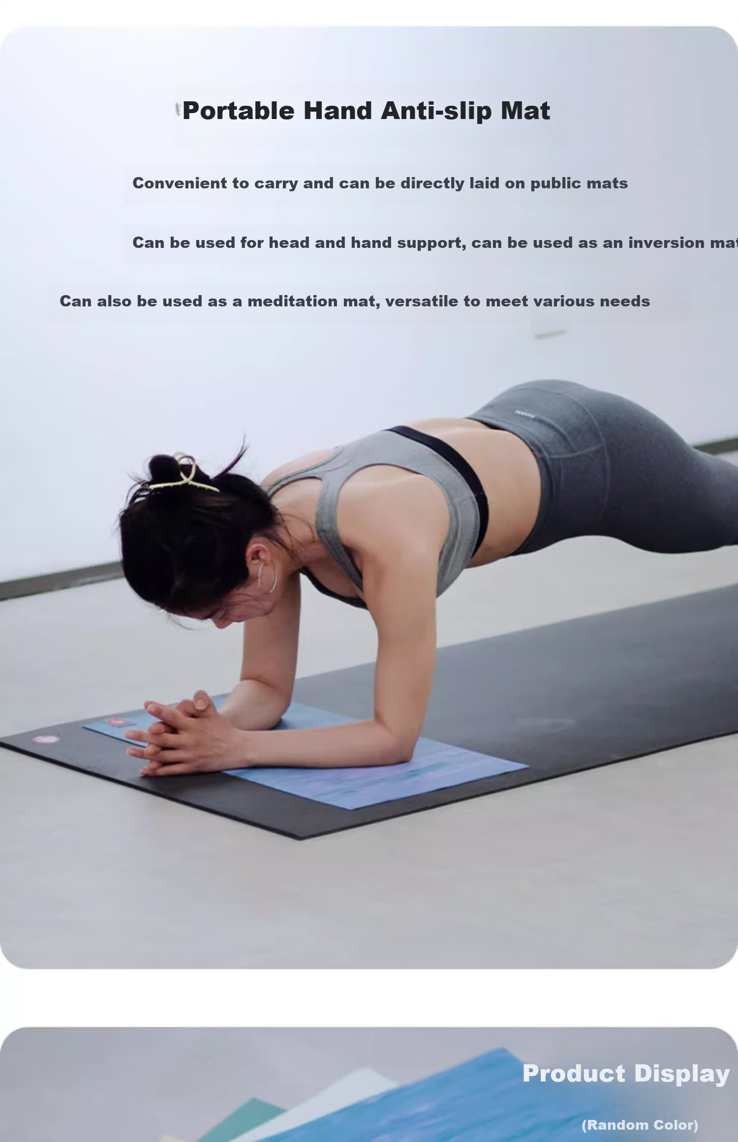 Портативный нескользящий коврик для йоги MANDUKA, компактный, для плоской поддержки, профессиональный противоударный коврик для фитнеса