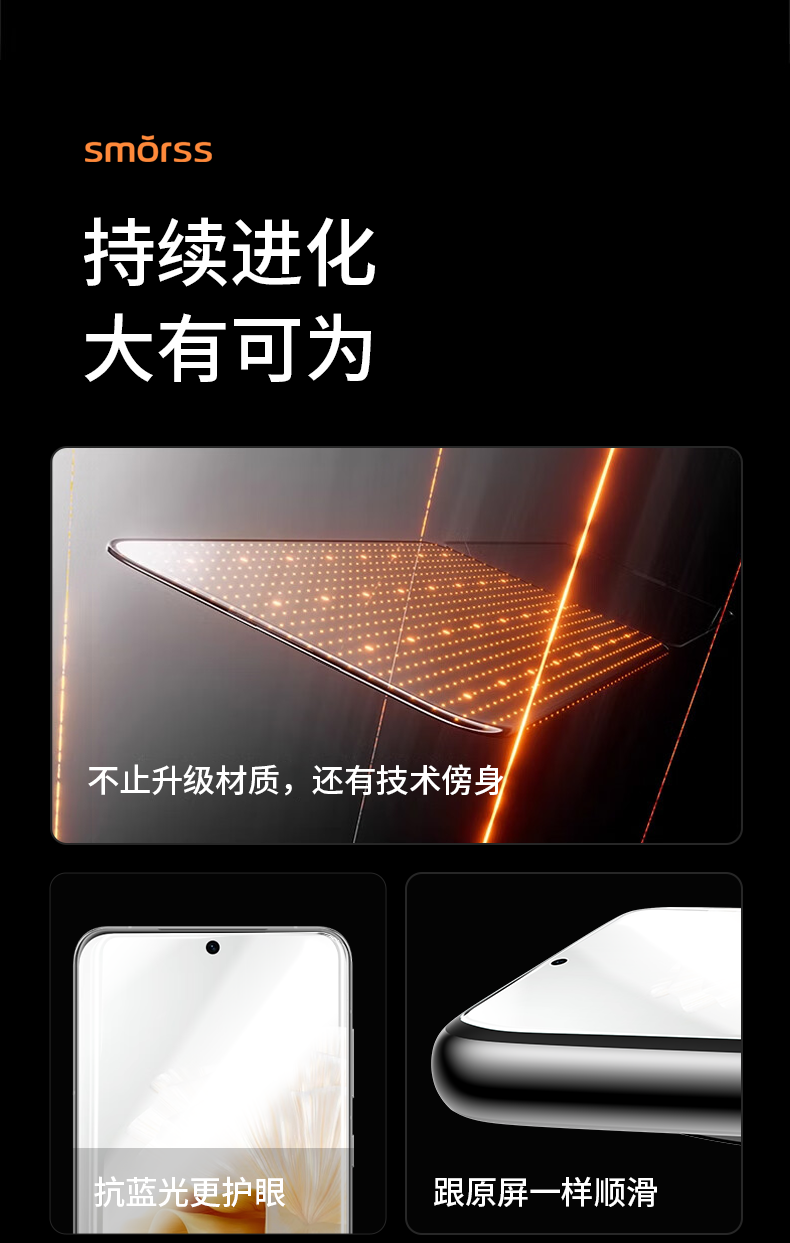 Защитная пленка Smorss для Huawei P60/Pro/Art, керамическая, с защитой глаз, антибликовая, HD, противоударная, полная защита экрана, защита от отпечатков пальцев