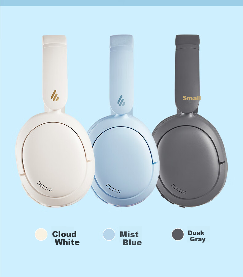 Беспроводные наушники EDIFIER W800BT Free с активным шумоподавлением, Bluetooth 5.4, 42 часа работы, синие