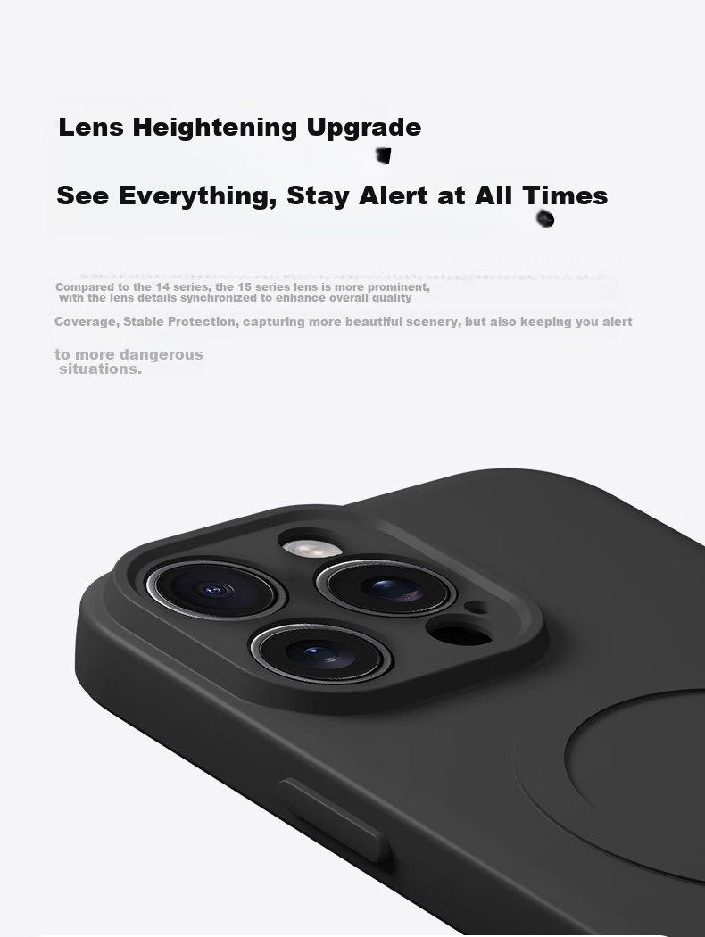 Чехол KEKLLE для iPhone 15 Plus, силиконовый, с магнитами MagSafe, розовый, противоударный