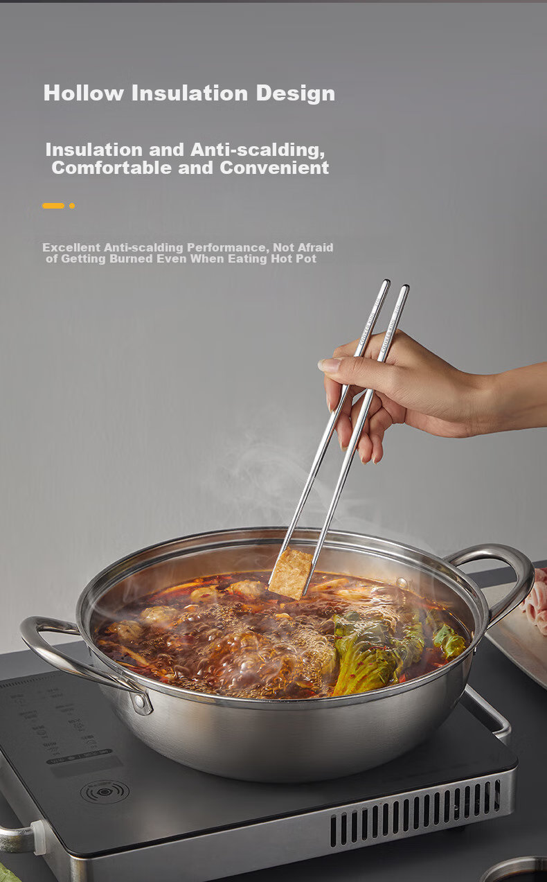 Набор столовых приборов COOKER KING, 5 пар, из нержавеющей стали 316L, антибактериальные, нескользящие, для домашнего использования
