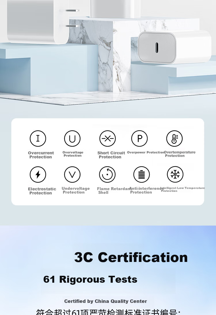 Зарядное устройство 20W с кабелем