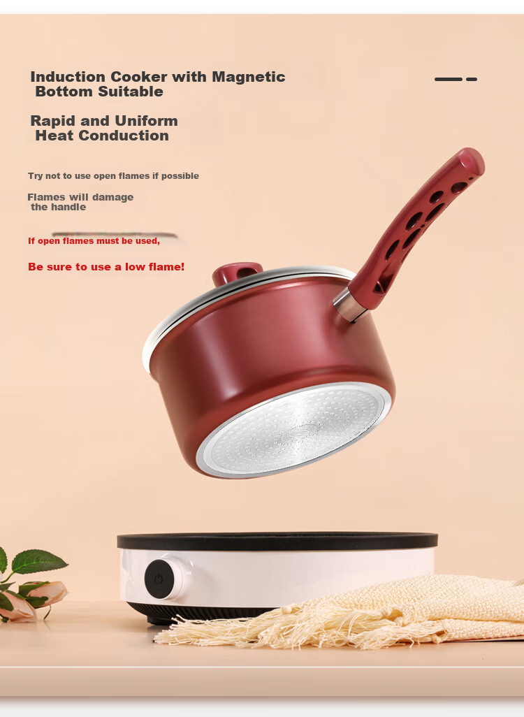 Кастрюля COOKER KING WG14306, 18 см, с антипригарным покрытием, алюминиевый сплав, для индукционных плит