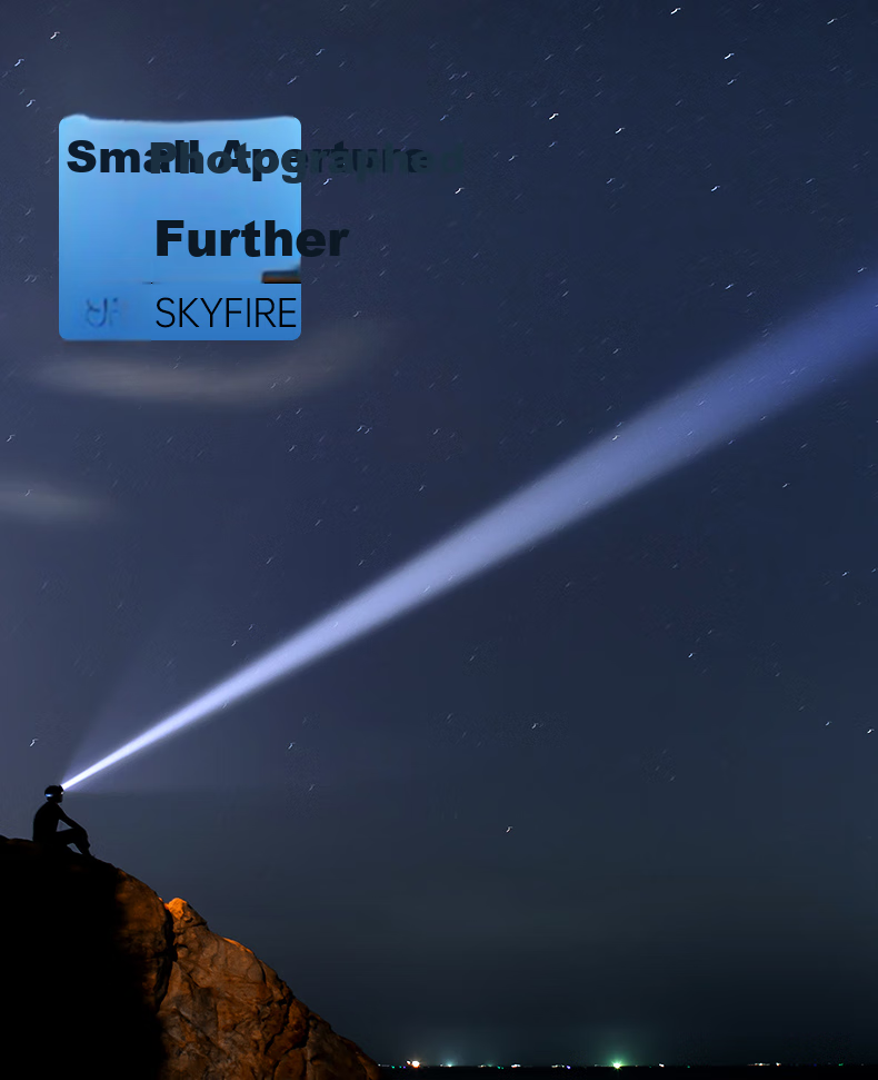 Налобный фонарь SkyFire с высокой яркостью, длительным сроком службы батареи, перезаряжаемый, для наружного использования, строительных площадок, шахт, ночной рыбалки, высокомощный.