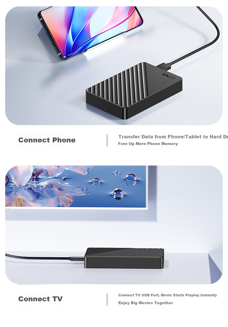 Внешний жесткий диск EAGET G28PRO, 1 ТБ, портативный накопитель данных, USB 3.0
