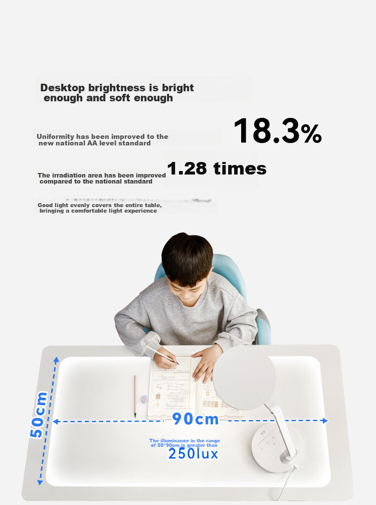 Настольная лампа Huawei Zhixuan HarmonyOS с защитой глаз для студентов, настольная лампа с защитой глаз AA-класса, Wi-Fi, Bluetooth, двойное управление, T1