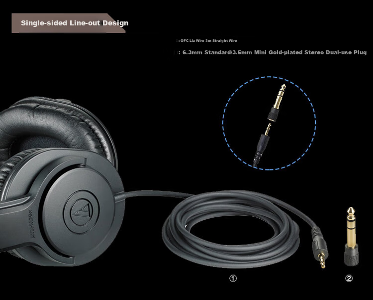 Проводные наушники Audio-Technica