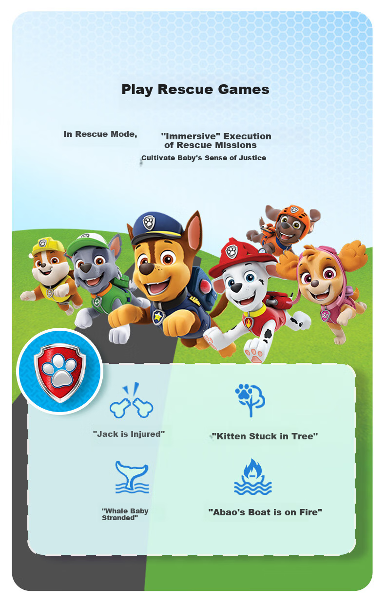 Игровой набор Vtech Руль "Щенячий патруль", интерактивная игрушка для ролевых игр, подарок для мальчика