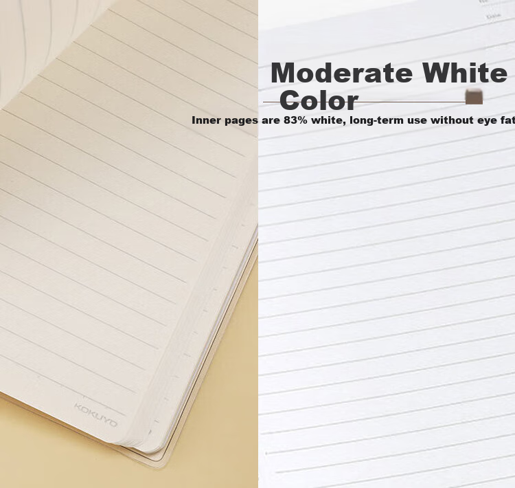 KOKUYO Campus Wireless Binding Notebook, 60 Sheets, 300 Grids, 3-Pack, Kraft Paper Composition Notebook WCN-CNB1669