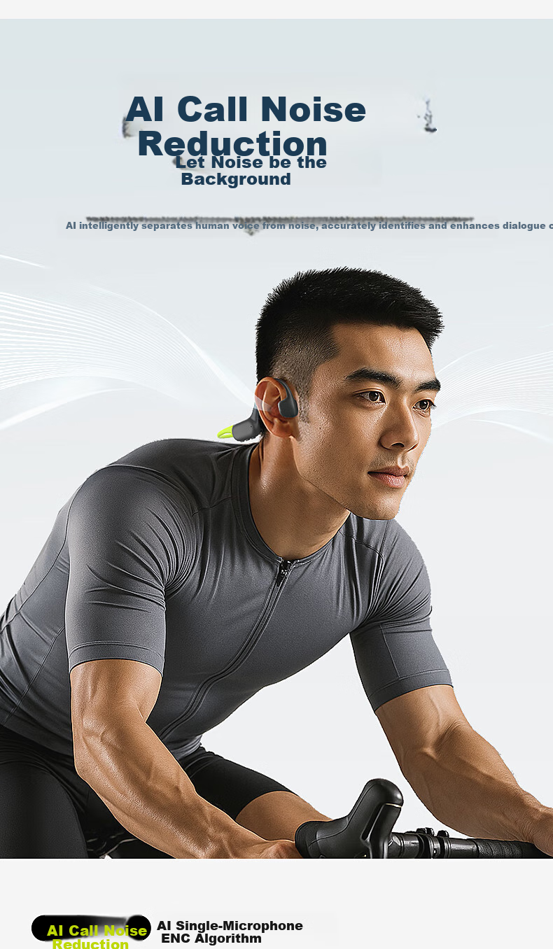 Беспроводные наушники Lanshidun AirSwim Neo с костной проводимостью, водонепроницаемые, Bluetooth 6.0, 32 ГБ памяти, для плавания, бега, езды на велосипеде