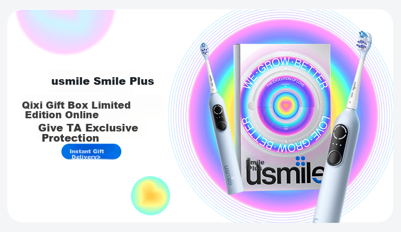 Электрическая зубная щетка Usmile P20 PROS Cloud Blue, умная, с глубокой очисткой и защитой десен, для взрослых, подарок на день рождения, Новый год
