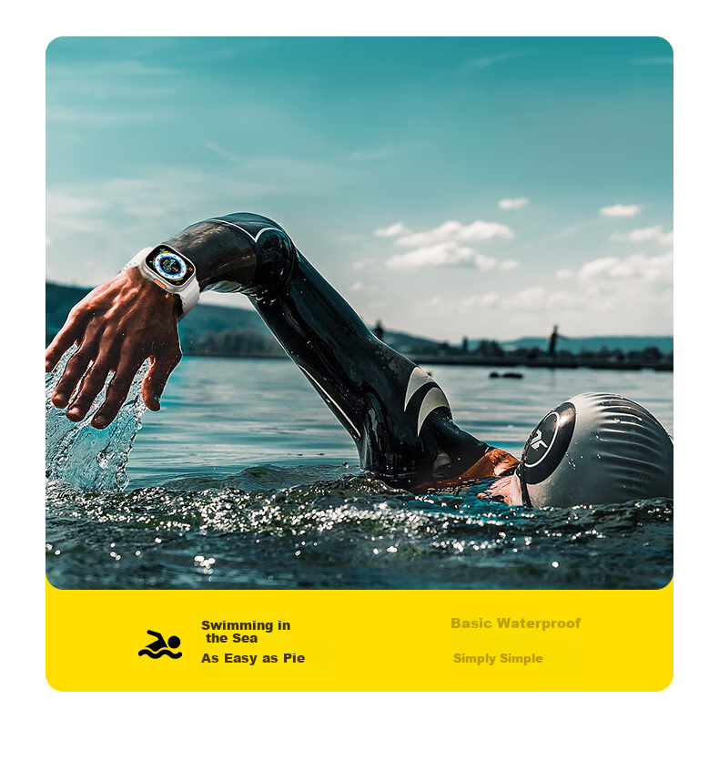 Ремешок W&P Ocean Silicone для Apple Watch Ultra 3/2, белый, размер 45 мм
