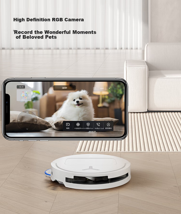 Робот-пылесос ECOVACS T50 PRO с функцией влажной уборки, автоматической очисткой, сбором пыли, интеллектуальным домашним использованием, двойными механическими рычагами, обнаружением волос, версией резервуара для воды с нулевым запутыванием (совместим с HarmonyOS)