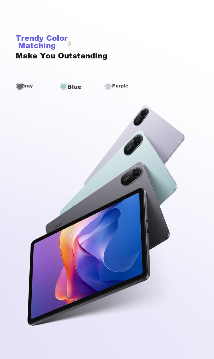 Планшет MI REDMI Pad 2, 11-дюймовый экран 2.5K, 8+128GB, Серый