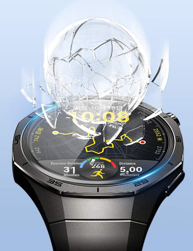 Защитная пленка Smorss для Huawei Watch GT6 Pro/5 Pro, 2 шт., антибликовая, закаленное стекло, 46 мм