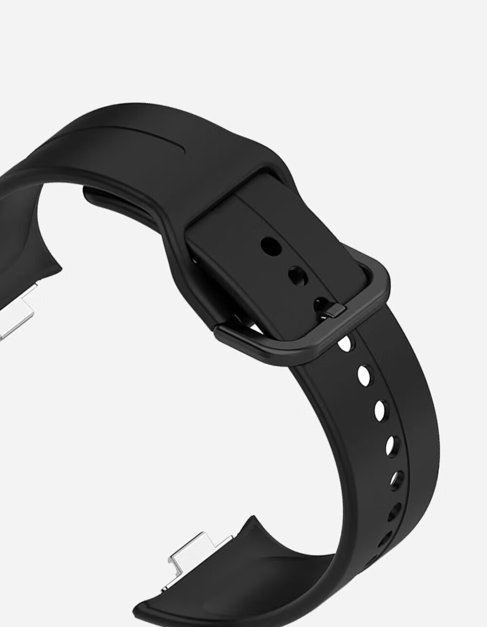 Ремешок Shishan для Redmi Watch 4/5/6, сменный силиконовый ремешок для умных часов, черный