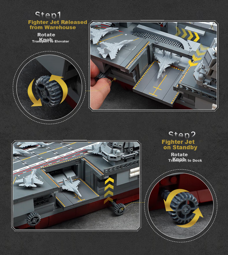 Конструктор ENLIGHTEN Shandong Aircraft Carrier Building Block Military Model Assembly Toy, подарок на день рождения и Новый год для мальчиков, Shandong Ship