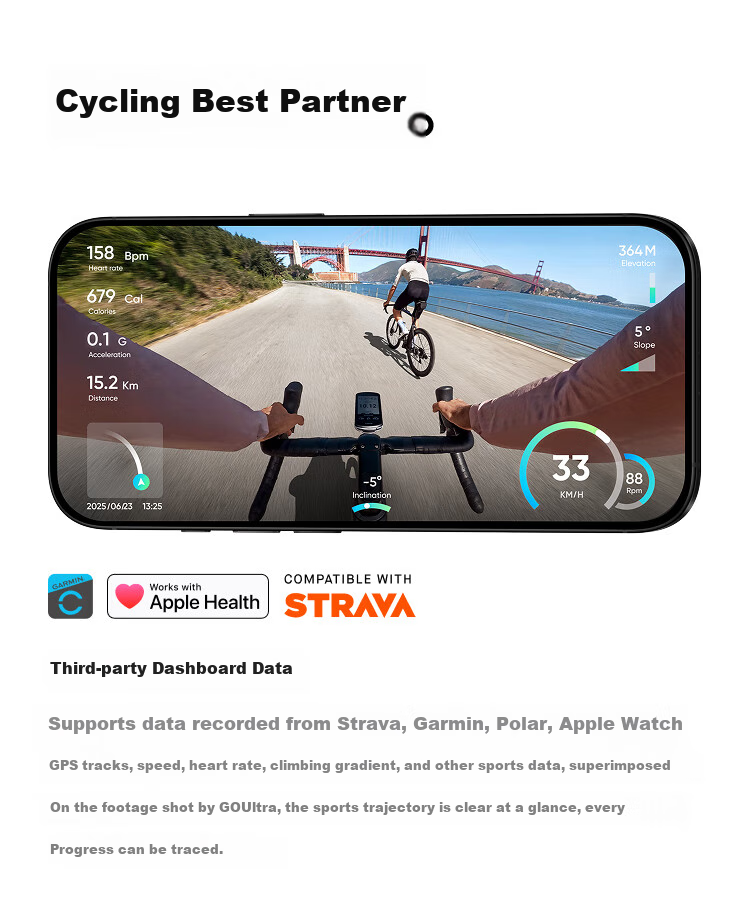 Экшн-камера Insta360 GO Ultra, 4K, водонепроницаемая, компактная, для спорта и путешествий, Agile White