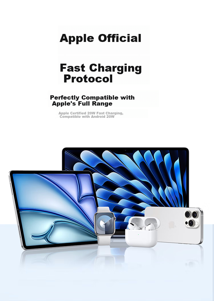 Зарядное устройство ANKER Ice Point 20W PD, черное, для iPhone 16 Pro Max/15/14/13, iPad