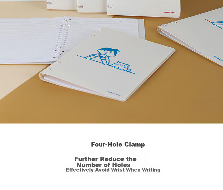 Блокнот KOKUYO Noritake Designer Collaboration Student Loose-Leaf Notebook, B5/10 листов, зеленый, WSG-RU2XP71G