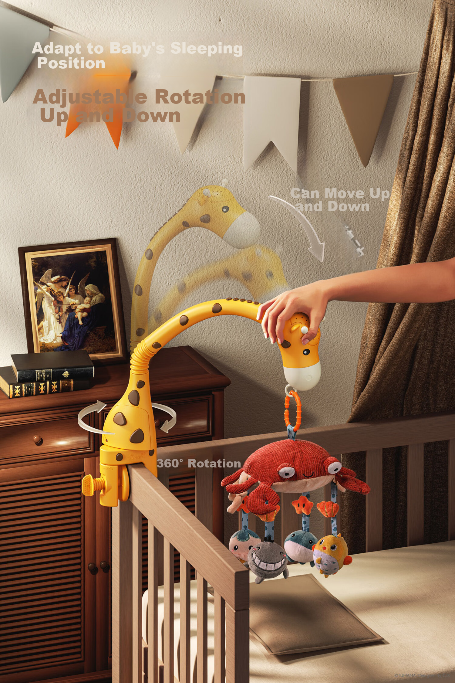 Музыкальная погремушка Tumama Kids
