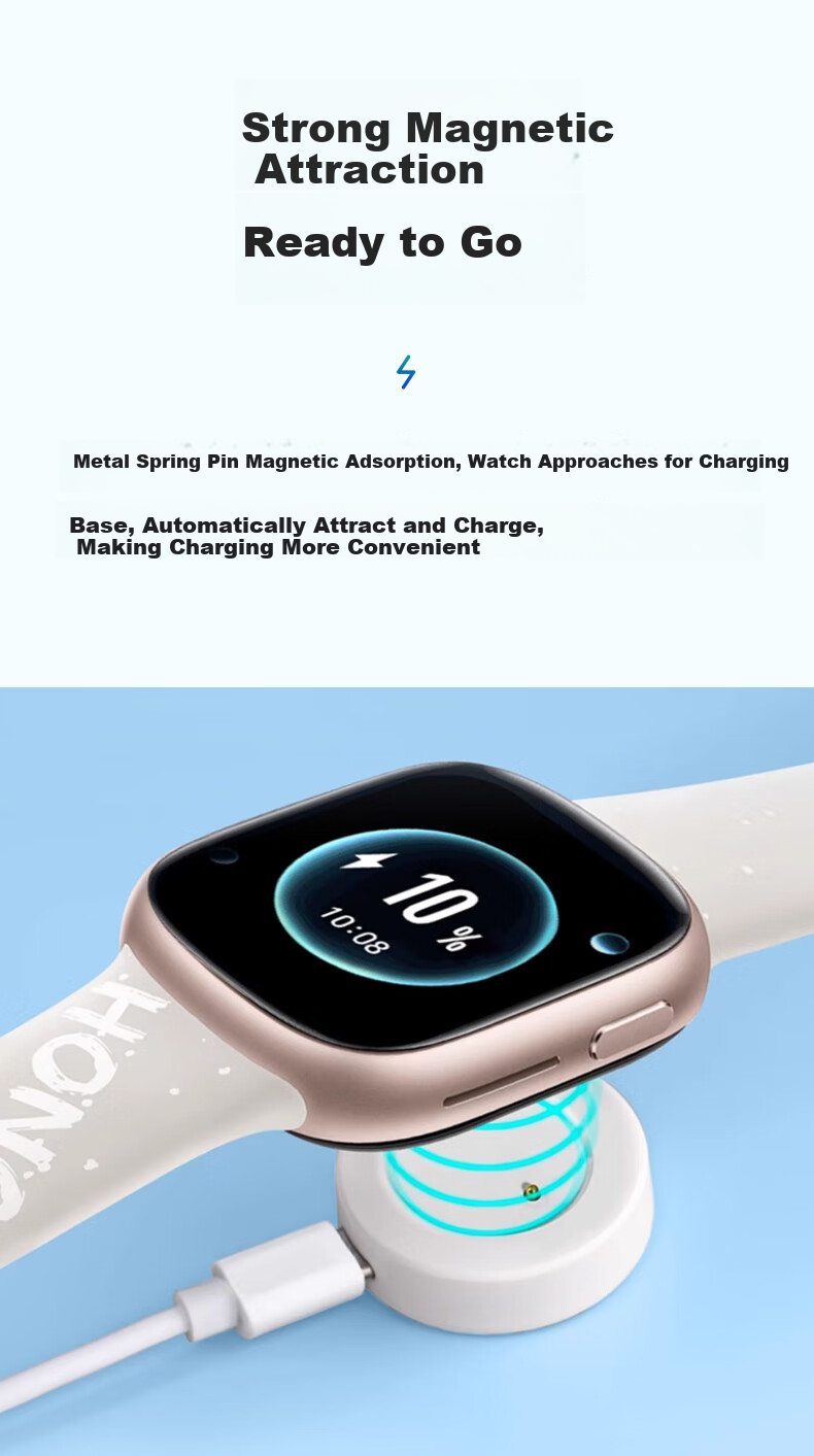 Кабель Masentek для зарядки Honor Watch 4/5/GS3/GS4, совместимый с HONOR Smart Sports Band, Huawei Watch 2/EC/fit/GT/pro9876x Аксессуары