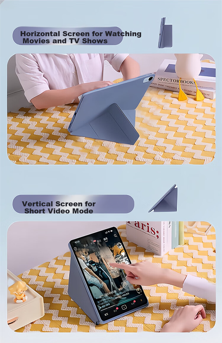 Защитный чехол Kelleia для Huawei MatePad 11.5/11.5S, совместим с моделями 2026/25/24, 11.5-дюймовый противоударный чехол с полным покрытием и дизайном Y-Fold, лавандовый