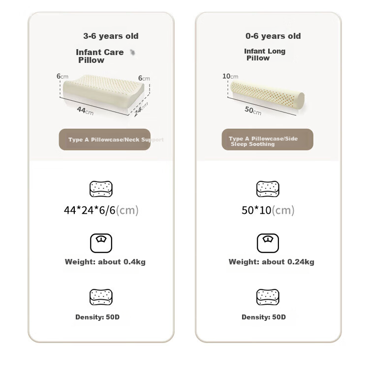 Детская подушка Dunlopillo Children's Care Pillow для детей от 3 до 6 лет, натуральный латекс из Шри-Ланки