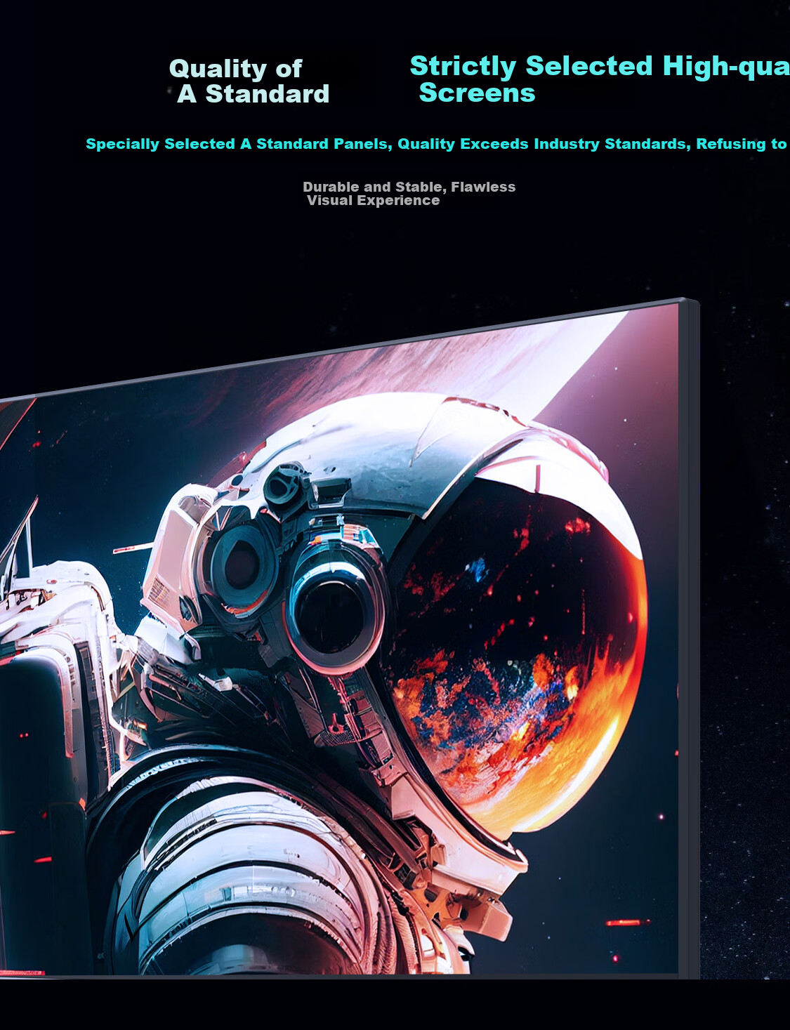 Игровой монитор ThundeRobot Black Knight 23.8 дюйма, 2K, 240 Гц, Fast IPS, аппаратное снижение синего света, HDR450, регулировка высоты и вращение