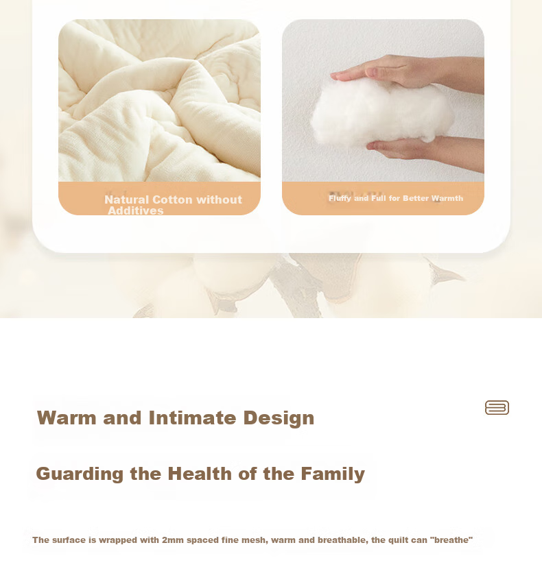 Матрас Wuyinliangpin 100% хлопок, 1.8*2м, 6 цзинь, Xinjiang First-Grade Cotton, толстый стеганый чехол для постельного белья