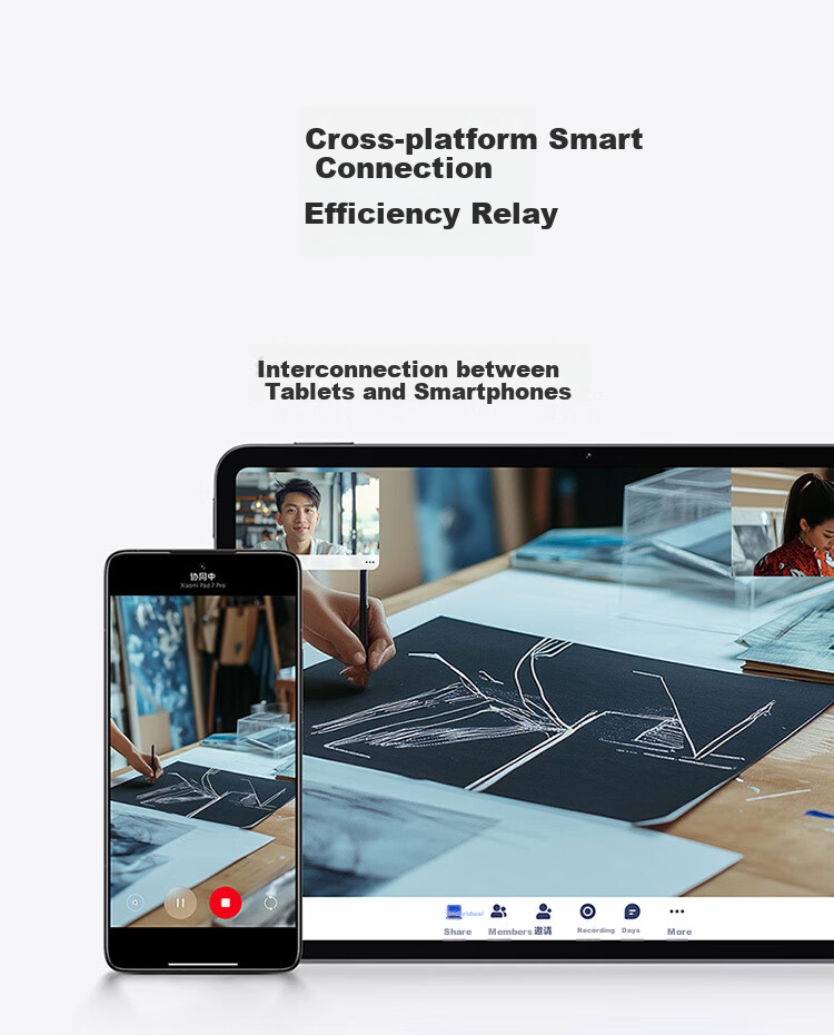 Планшет MI Pad 7, 11.2-дюймовый, 3.2K, Snapdragon, Pengpai OS2, 12+256GB, Черный