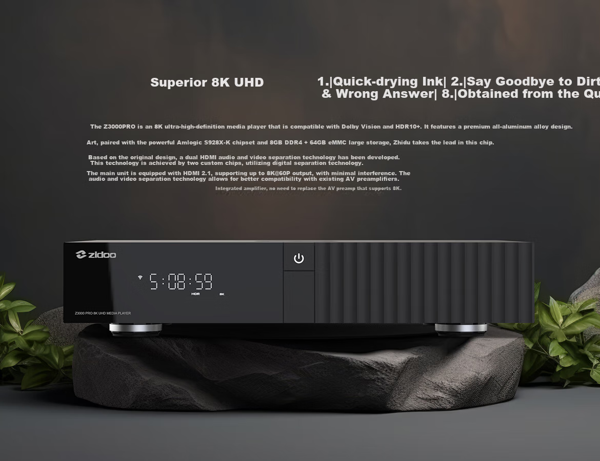 Медиаплеер ZIDOO Z3000PRO