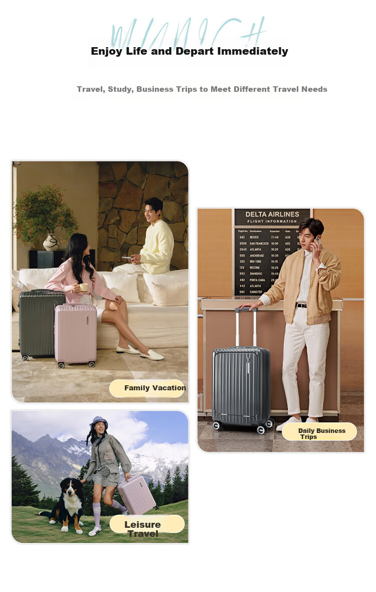 Чемодан AMERICAN TOURISTER, 24 дюйма, тележка, расширяемая, легкий, большой емкости, серый