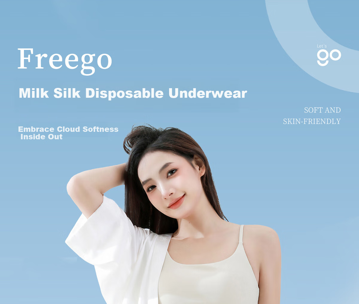 Одноразовое нижнее белье Freego для женщин, стерилизованные трусики для ежедневного использования, для деловых поездок, путешествий, беременных, менструации, большие размеры, без стирки, индивидуально упакованные, 10 штук XL
