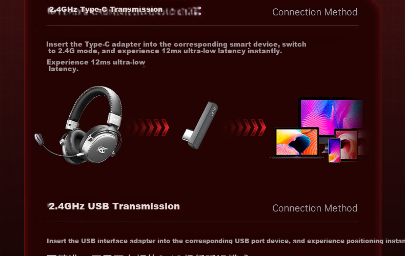 Игровые наушники iKF V11 Max с микрофоном, беспроводные, Bluetooth, 7.1 звук, белый с синим