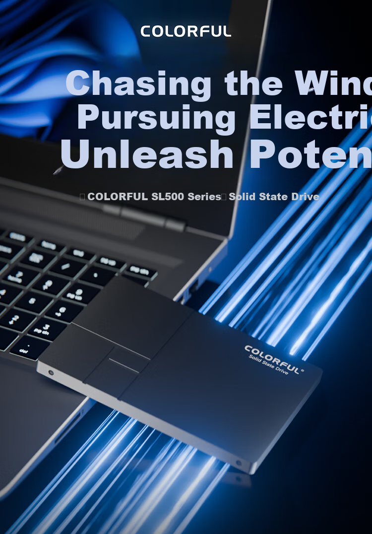SSD накопитель Colorful SL500 Series, 256 ГБ, SATA III, TLC