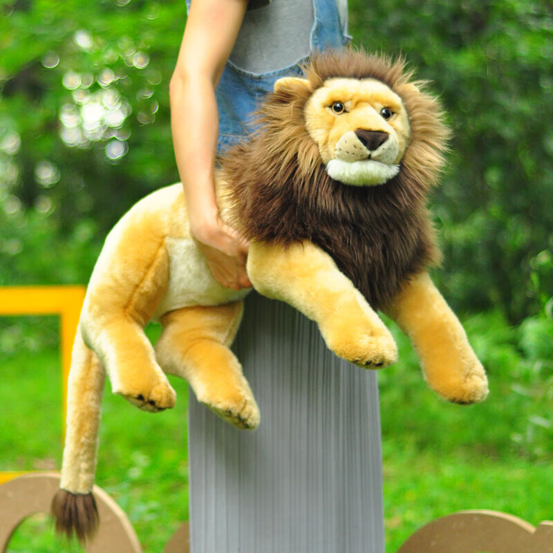 Мягкая игрушка AI CAN Реалистичный снежный барс, подушка для объятий, большой размер, подарок