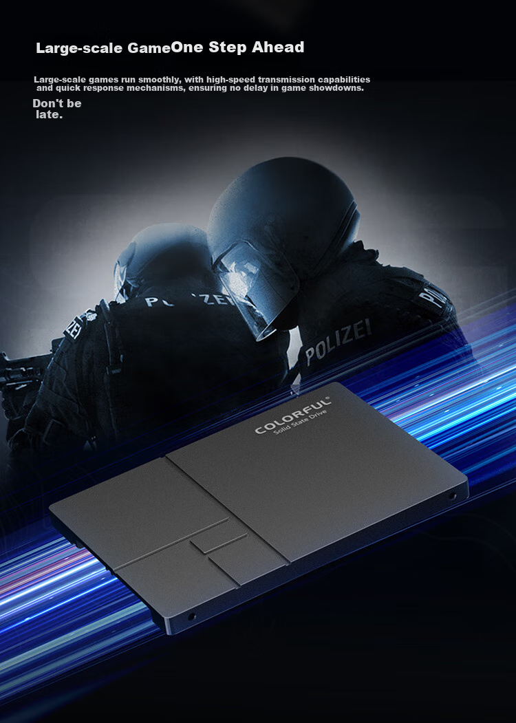 SSD накопитель Colorful SL500 Series, 256 ГБ, SATA III, TLC
