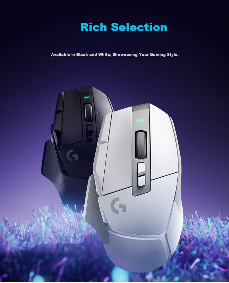 Игровая беспроводная мышь G G502 X LIGHTSPEED, гибридные микропереключатели, HERO Engine, классическая киберспортивная мышь, черная