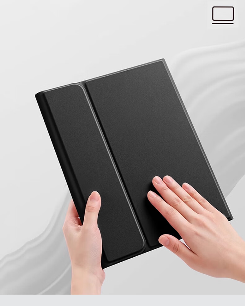 Защитный чехол MAGUS для Huawei MatePad Pro 12.2 2024/25, противоударный, с Bluetooth-клавиатурой, PU, черный
